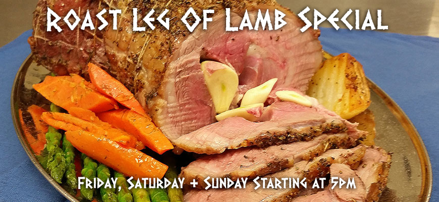 Christos Roast Leg of Lamb Special